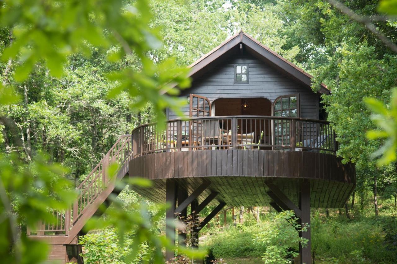 Cabane de La Mésange Auriac-du-Périgord Exterior foto